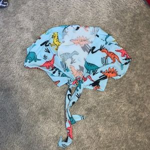 Dinosaur Wrap Cropped Shirt